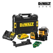 디월트 DCE089D1G18 MAX 12V/20V 3x360도 그린 레이저 레벨기 키트