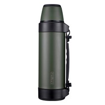 스텐 보온물병 대용량 텀블러 여행 휴대용 커피 스테인레스 1200 1500ML, 1.1200ml - Army Green