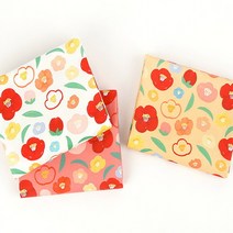 DTP 면20수 드로잉동백 3종, 화이트