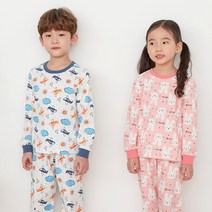 마벨슈슈 초등 가을 간절기 내의 9부 면자가드 면싱글 실내복