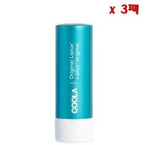 Coola 쿨라 페이스 케어 클래식 Liplux 립밤 썬크림 SPF30 오리지널 4.2ml 3팩
