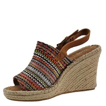 TOMS 여성 모니카 웨지 힐 탐스 샌들