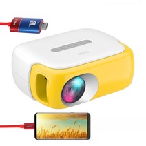 RE965 미니 LED 빔프로젝터(가성비 보급형 가정용 캠핑용 미니빔)소형 1000루멘(HDMI USB AV 영사기 1080P HD입력지원), AP175세트(RE965+Dex미러링케이블_넷플릭스)