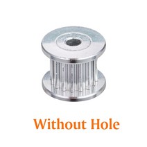 알루미늄 타이밍 벨트 아이들러 풀리 3D 프린터용 2GT GT2 16T 20T 톱니 3mm 5mm 8mm 보어 6mm 너비, [03] 20T W6 B3, [02] without hole