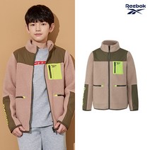 [REEBOK] 리복키즈 주니어 폴 플리스자켓 그린