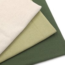마미쏘잉/ 자수용 고밀도린넨원단 11수-내츄럴 올리브 다크그린/ 프랑스자수 린넨원단/ 자수수업 공방재료