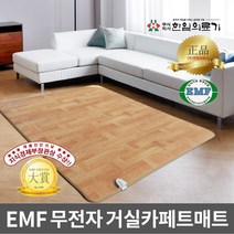주식회사 한일의료기 EMF 곤마루 전기장판 모노륨 거실 카페트매트, 2인용(150x183)