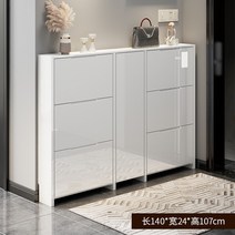 높은선반 철제 수납 다단선반 북유럽 럭셔리 신발 캐비닛 좁은 액세서리 정리 보관, 18.Style18 140x24x107cm