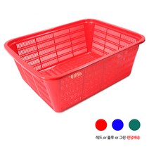 직사각 소쿠리 채반 김장 다용도 플라스틱 사각바구니