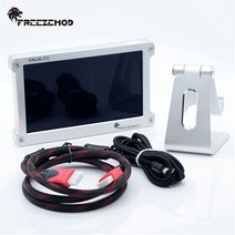 40인치모니터 게임 영화 모니터 듀얼 보조 FREEZEMOD-PC 데이터 컴퓨터 탐지기 7 인치 IPS LCD 스크린 부, 02 Silver_01 NONE