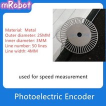 다관절로봇 코딩블럭 휴머노이드 교육 아두이노 로봇 광전 인코더 인버터 미터 속도 테스트 측정 휠 50 라인 코드 디스크 DIY 스마트 RC 장난감 자동차