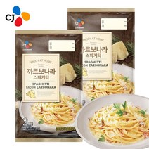 씨제이제일제당(무료) CJ제일제당 까르보나라스파게티2인분600g x6개, 1 세트