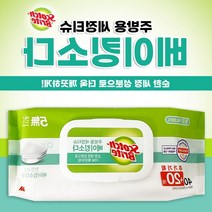 세정 티슈 베이킹소다 40+20매 3M 주방용 청소 때제거, 단품