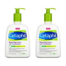 Cetaphil Restoring Lotion+Antioxidants Medium 세타필 리스토어링 로션+안티옥시던트 미디엄 무향 473ml 2팩