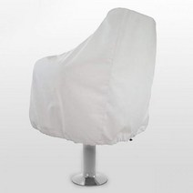 야외 접이식 보트 시트 커버 방수 방진 조수석 선장 의자 요트 가구 보호, 화이트