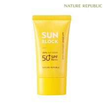 네이처리퍼블릭 캘리포니아 알로에 데일리 선블럭 SPF50+ PA++++, 단일옵션 NF0024
