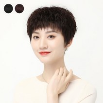 중년 여자 통가발 패션 엄마 단발머리펌 전체가발 반가발 할머니가발, 나모 쿠팡 1, 나모 쿠팡 블랙, 나모 쿠팡 본상품선택