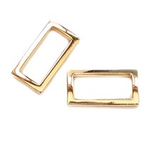 패브릭샵 명품가방고리 캐스팅 사각고리 고급도금 골드30mm2EA