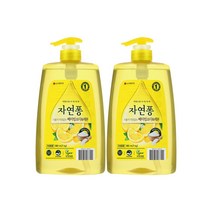 자연퐁 주방세제 베이킹소다&레몬 980ml x 2개, 단품