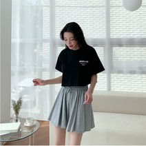 포에타 나염 크롭티셔츠 (3Color)
