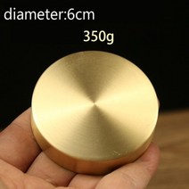 필방 서예 용품 조각 황동 종이 무게 휴대용 가십 문진 금속 브러시 그림 문진 금속, f 패턴 없음