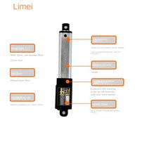 엑츄에이터 6V 12V 마이크로 선형 액추에이터 DC 모터 실린더 로보틱스 자동화용 30mm 스트로크, 05 30mm-s 30mm 32N_02 12V