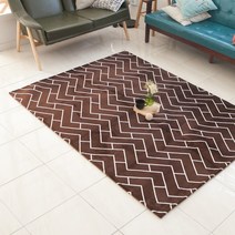 [오름새음상회]북유럽스타일 먼지없는 러그 카페트 헤링본 100x150cm