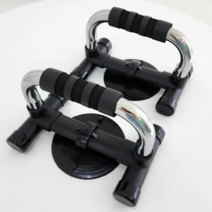 팩템 팔굽혀펴기 푸쉬업 푸시업 바, 블랙_실버