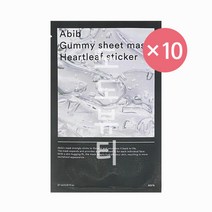 아비브 best 시트 마스크팩 10종 모음, 아비브 껌딱지 시트 마스크 어성초 스티커 10매
