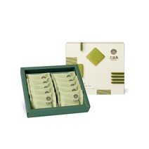 그린티 랑드샤 10g X 10EA 초록빛 말차 프리미엄 샌딩 쿠키, 오설록 그린티 랑드샤 10g X 10EA