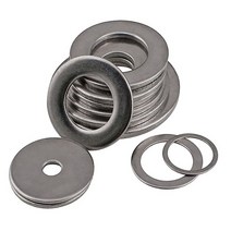 엔진고압세척기 고압분사기Plain Washers M16-M36 304 Stainless Steel Gasket Metal Screw-flat GB97 Ext, 16 M36X66X5.0(2Pcs)