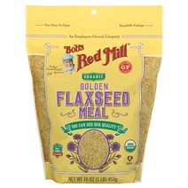 Bobs Red Mill 유기농 골든 아마씨 가루 16온스 (453 g) 2팩, 2개, 453g