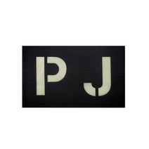 미군계급장 AIR Support PJ IR 멀티캠 전술 육군 에어소프트 군사 패치 공수 낙하산 병 반사 패치 배지, 8.8