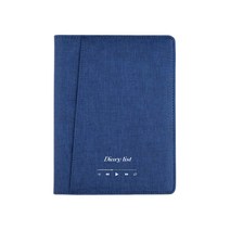 화신 가죽 트윈링 다이어리 나만의 다이어리 리스트, 블루