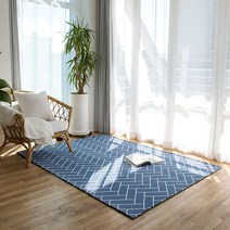 러그노리 시어서커 쿨매트 헤링본 여름 거실 러그