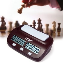 체스시계 디지털 바둑 장기 시계 실전 경기용 LEAP Digital Professional Chess Clock Count Up Down Timer Sports Electroni, 단일옵션