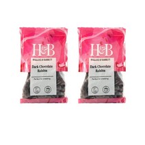 홀랜드앤바랫 다크 초콜릿 건포도 125g Holland & Barrett Dark Chocolate Raisins, 2팩