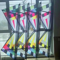윈드서핑 하네스 성인용 쿼드 라인 스턴트 연 바람 서핑 듀얼 컨트롤 바 파일럿, [02] 240x80cm