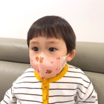 나와아기 마스크 5매입 12개월~30개월 두돌 돌 엄마가찾는3D 아기가찾는찰떡 어린이 영아 유아 새부리형 아기와나, 공룡(12개월~30개월)