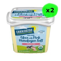 캐링턴팜 핑크 히말라야 쏠트 기버터 355ml 2팩 Carrington Farms Organic Grass Fed Ghee with Himalayan Salt, 1개, 200ml