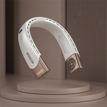 EIKER 쿨패드 넥밴드 목걸이 휴대용 캠핑 선풍기 4000mAh, 화이트