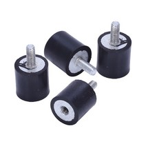 방진 고무 버퍼 절연체 부착용 외부 4 개 M4 15mm x 395298