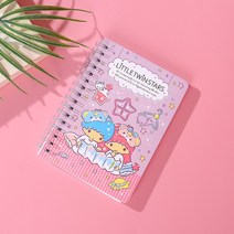 Sanrio Kuromi 노트북 카와이 마이 멜로디 만화 귀여운 메모장 학생 학교 용품 문구 소녀 장난감 크리스마스 키즈 선물, [16] 17