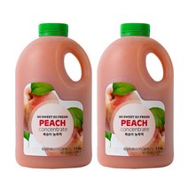 스위트컵 복숭아 농축액 1.9kg 2개세트