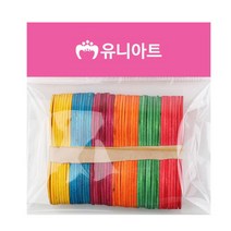 유니아트 하드바 오목혼합 나무스틱 48개입 DIY