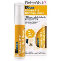 영국 베러유 Better You 부스트 비타민B12 1200mcg 액상 스프레이 25ml, 1팩