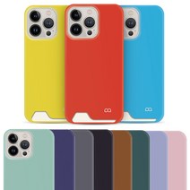 아이폰12프로맥스 언더 카드 수납 컬러 슬림 하드 케이스