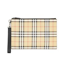 (당일) 22FW 버버리 빈티치 체크 베이지 클러치백 8057940 A7026