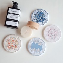 미플래닛 원형 플레르 규조토 비누받침 티코스터 [4color], 코발트, 4개