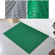 흙마당 신발털이 미끄럼방지 물빠짐 조립매트 먼지털이매트 현관매트 가성비, 그린, 1개